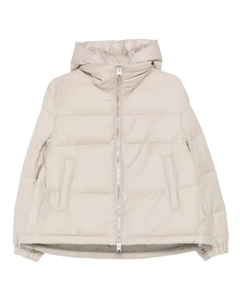 DUNO quilted hooded jacket - Nude Nude
