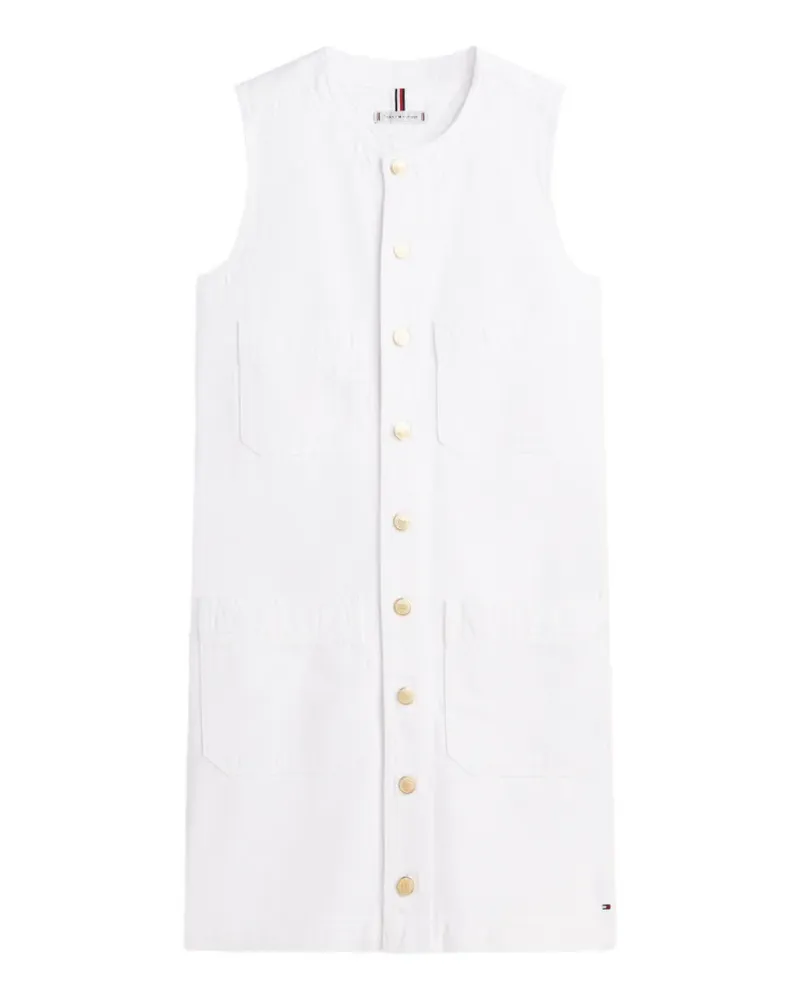 Tommy Hilfiger buttoned mini dress - Weiß Weiß