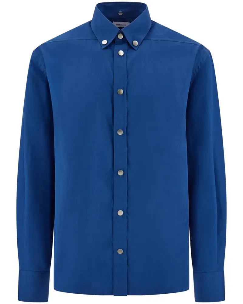 Ferragamo Hemd mit Button-down-Kragen - Blau Blau
