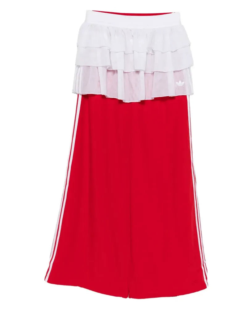 adidas layered striped trousers - Rot Rot