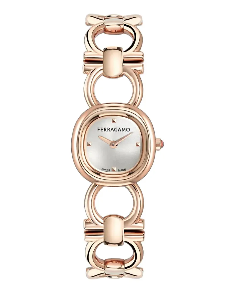 Ferragamo Double Gancini Armbanduhr - Grau Grau