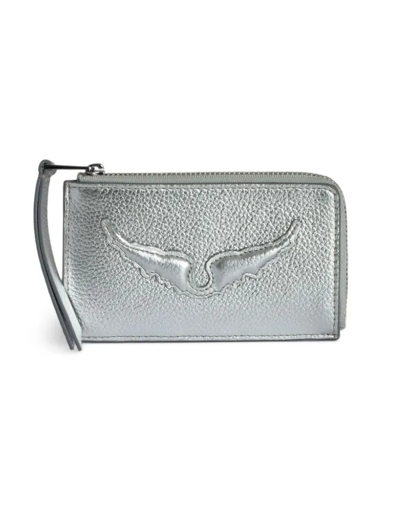 Zadig & Voltaire ZV Kartenetui - Silber Silber