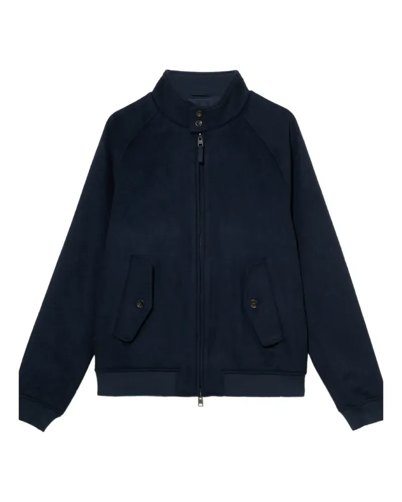 Brooks Brothers Harrington-Jacke aus Wolle - Blau Blau