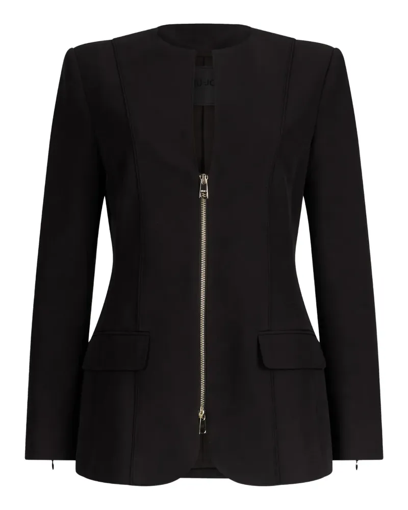 Liu Jo Jacke mit V-Ausschnitt - Schwarz Schwarz