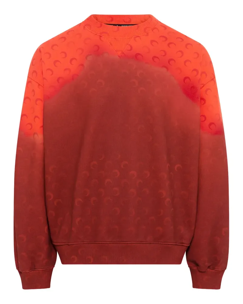 Marine Serre Moon Faded Sweatshirt - Rot Rot