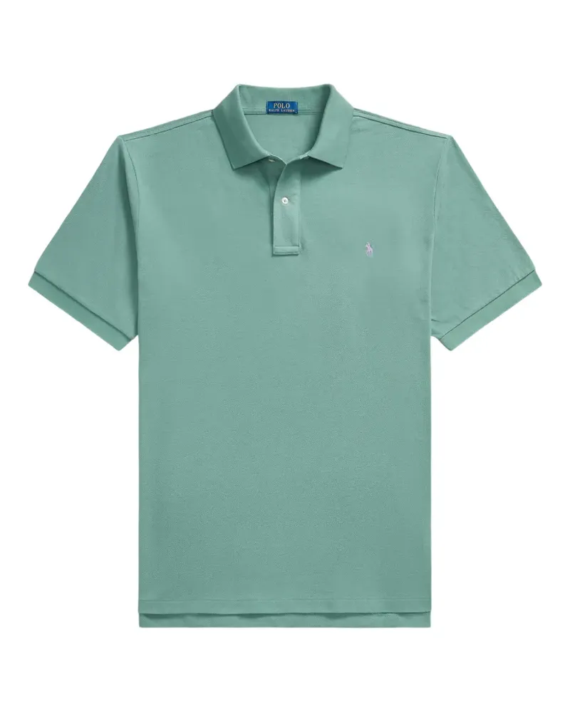 Ralph Lauren Iconic Pony Poloshirt aus Mesh - Grün Grün