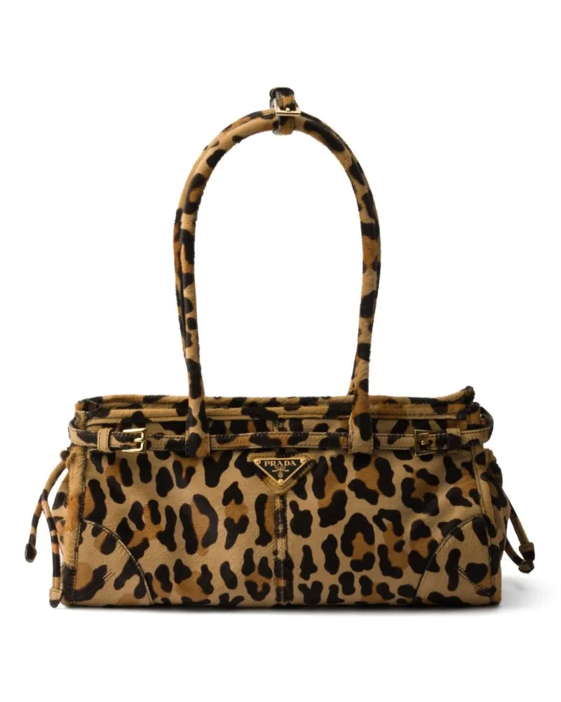 Prada Mittelgroße Bonnie Tote Bag - Braun Braun