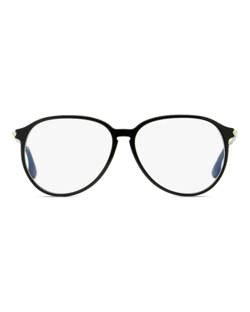Victoria Beckham Brille mit rundem Gestell - Schwarz Schwarz