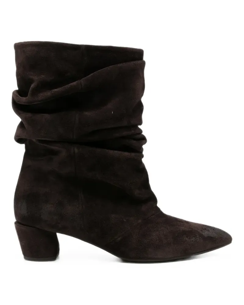 Liska Stiefel mit spitzer Kappe - Braun Braun