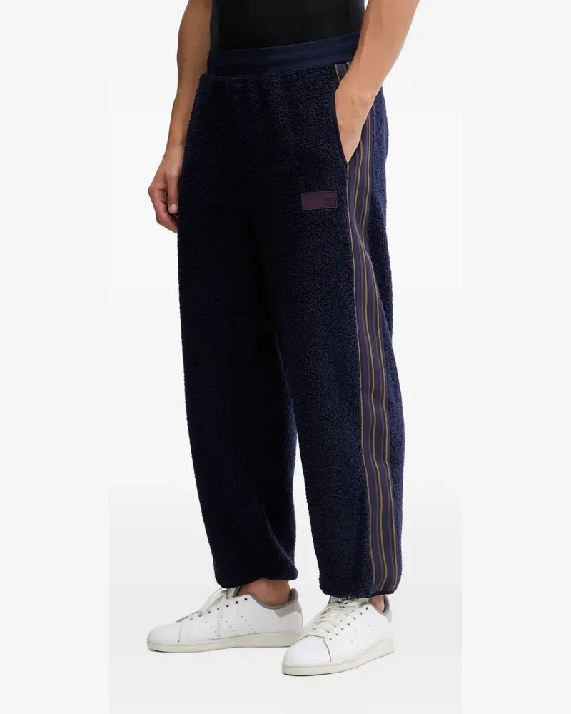 EA7 striped track pants - Blau Blau