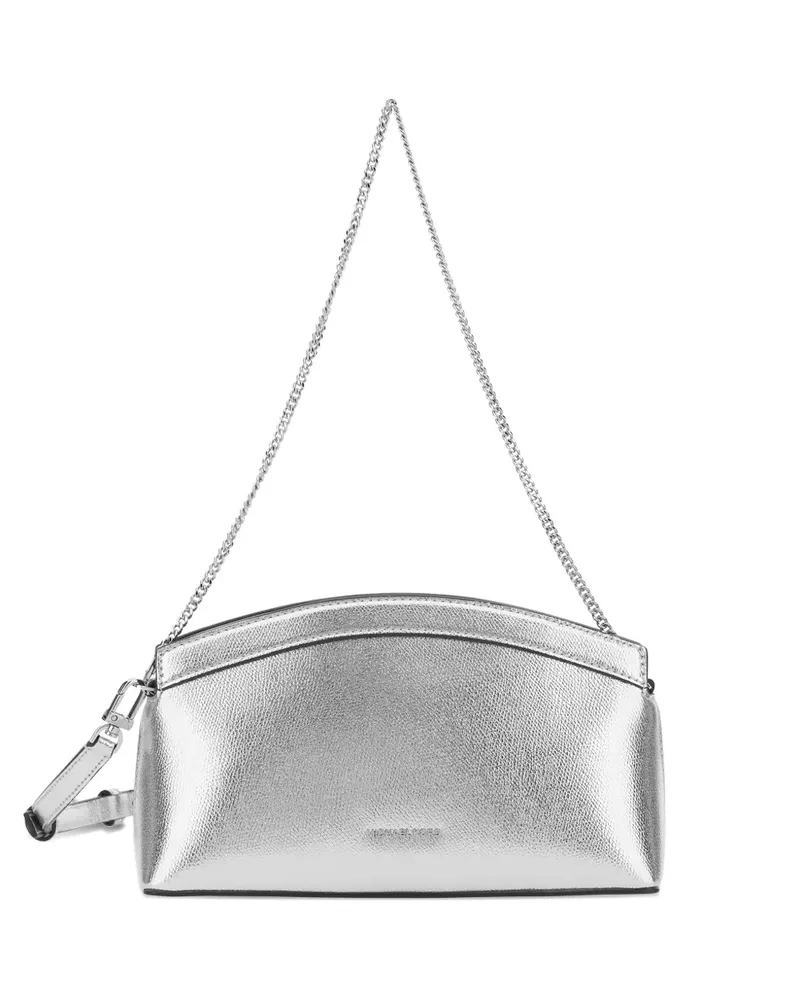 Michael Kors Athena metallic chain shoulder bag - Silber Silber