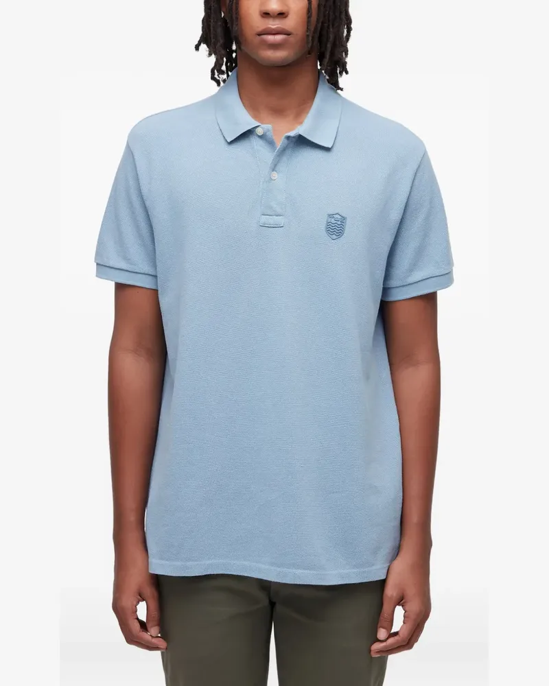 Osklen Poloshirt mit Logo-Prägung - Blau Blau