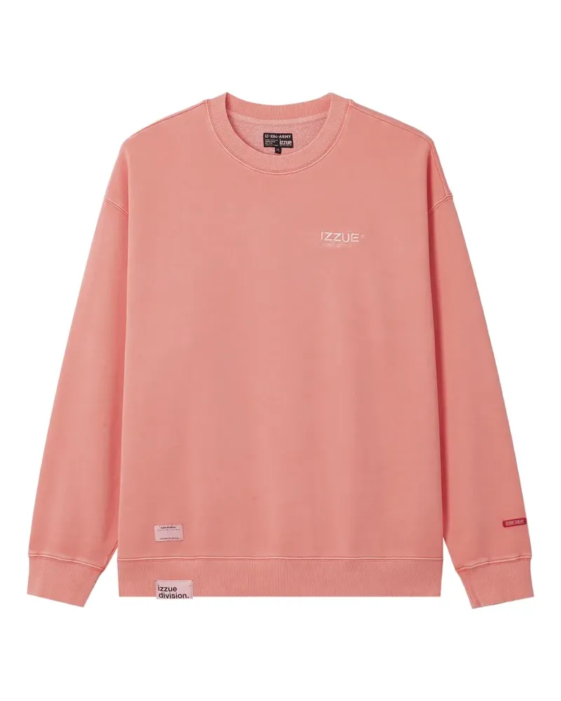 Izzue Sweatshirt mit Logo-Print - Rosa Rosa