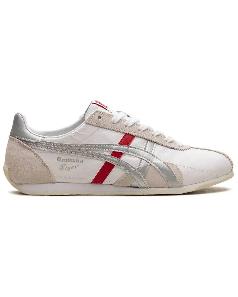 Onitsuka Tiger Runspark White/Silver/Red Sneakers - Weiß Weiß