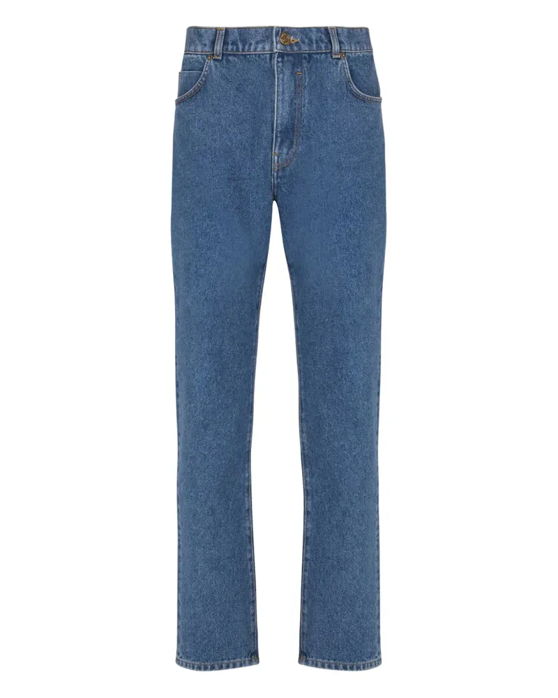 Balmain Jeans mit geradem Schnitt - Blau Blau