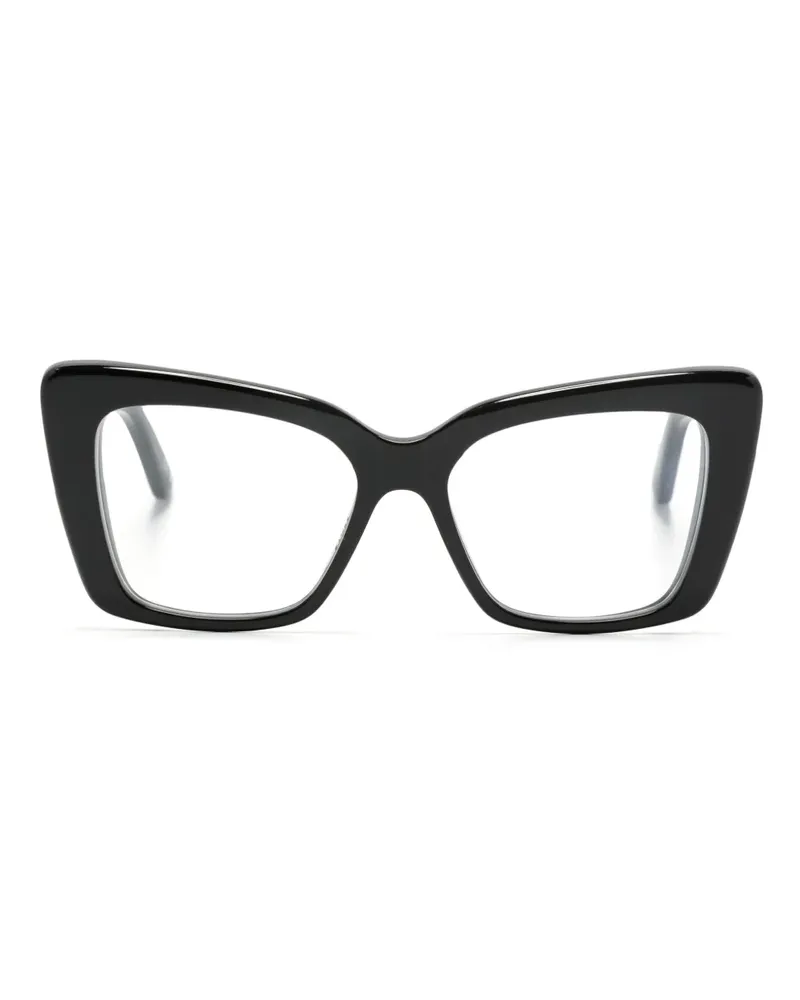 Balenciaga Everyday Brille mit Butterfly-Gestell - Schwarz Schwarz