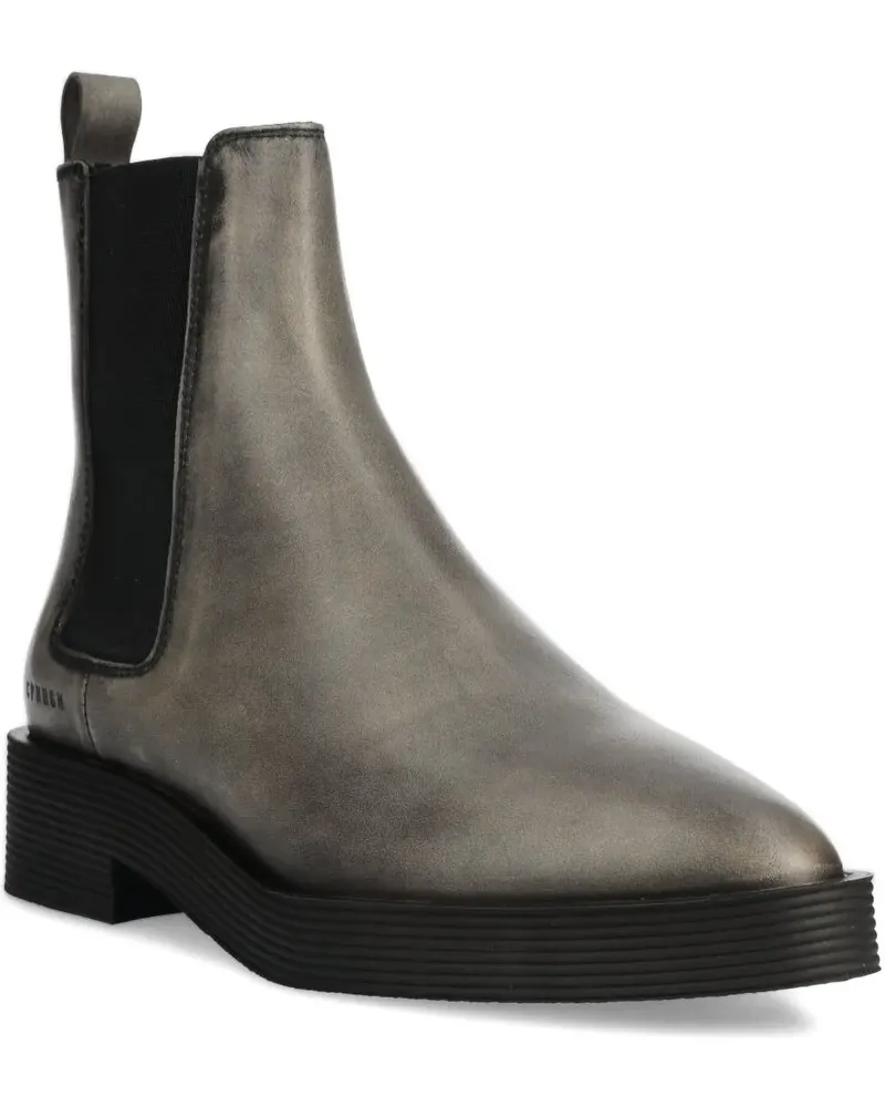 Copenhagen Spitze Stiefel mit elastischen Einsätzen - Grau Grau