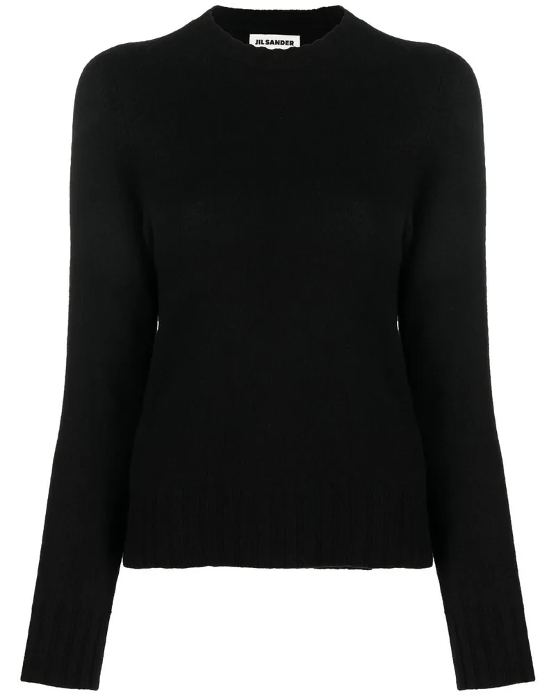Jil Sander Pullover mit Stehkragen - Schwarz Schwarz