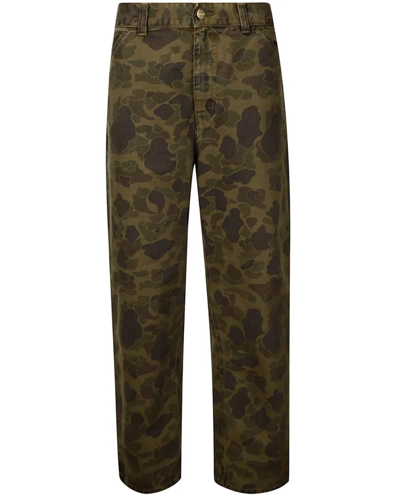 Carhartt WIP Duck Single Knee Hose - Grün Grün