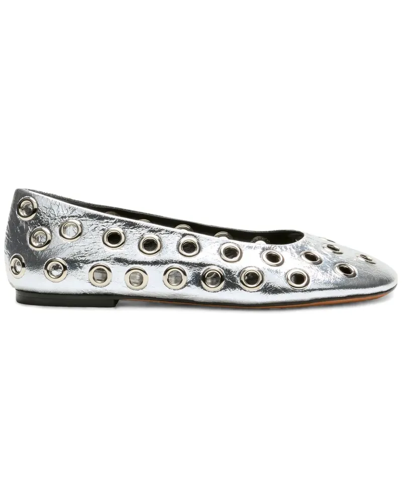 Proenza Schouler Glove Grommet Ballerinas - Grau Grau