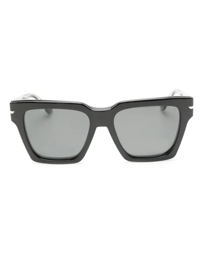 Victoria Beckham Brille mit getönten Clip-On-Gläsern - Schwarz Schwarz