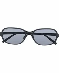 Ferragamo Sonnenbrille mit ovalem Gestell Grau