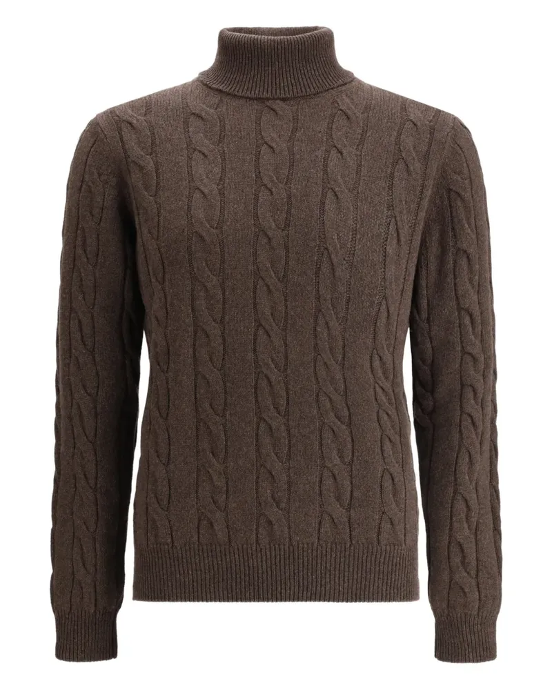 ARAGONA cable-knit sweater - Braun Braun