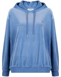 STUDIO TOMBOY Hoodie mit Logo-Stickerei Blau