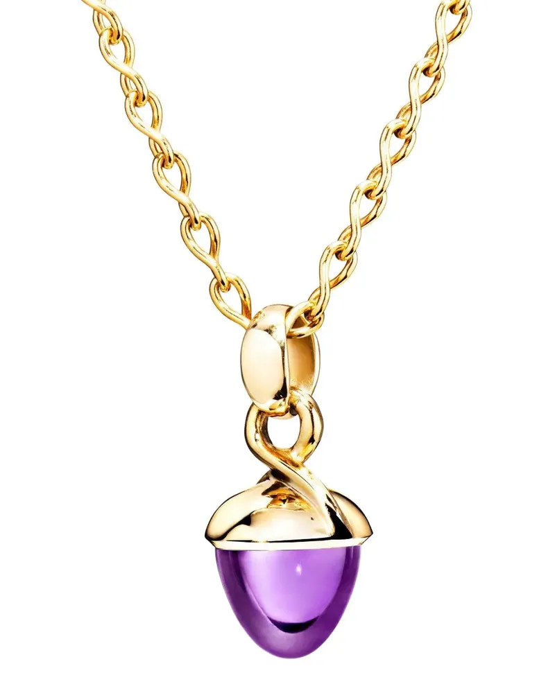 TAMARA COMOLLI amethyst mikado boquet pendant - Gold Gold
