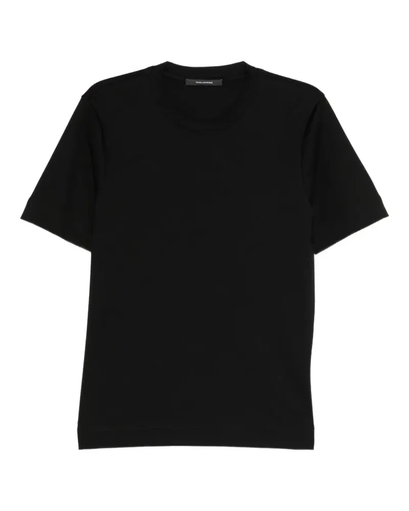 Tagliatore T-Shirt mit rundem Ausschnitt - Schwarz Schwarz