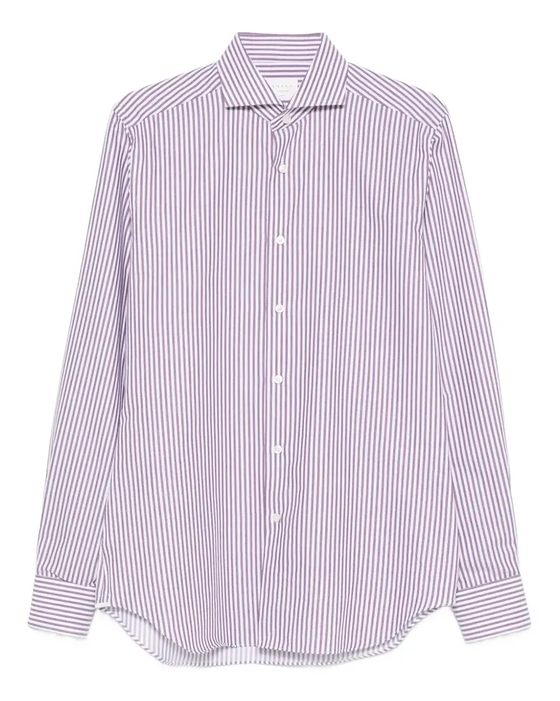 XACUS striped cotton shirt - Weiß Weiß