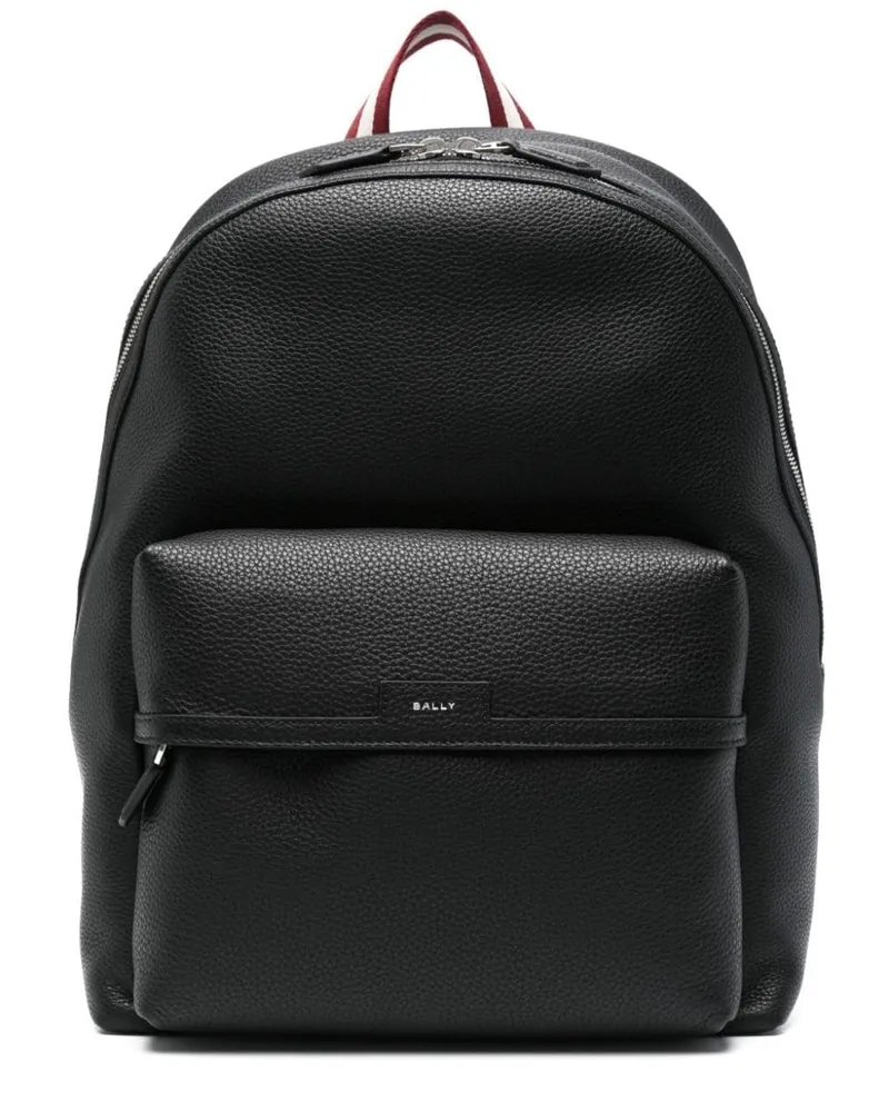 Bally Code Rucksack aus Leder - Schwarz Schwarz
