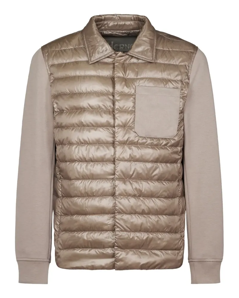 Herno Jacke mit gesteppten Einsätzen - Nude Nude