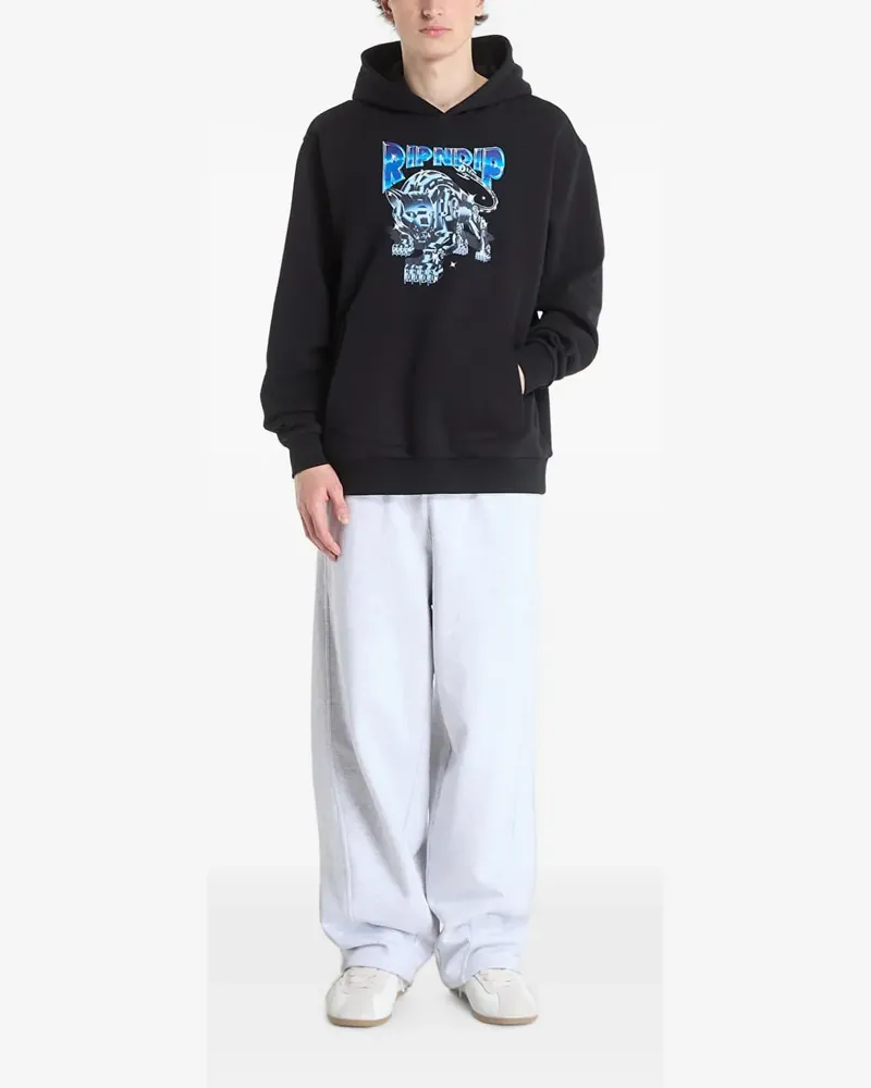 Ripndip Cyborg Hoodie mit Grafik - Schwarz Schwarz