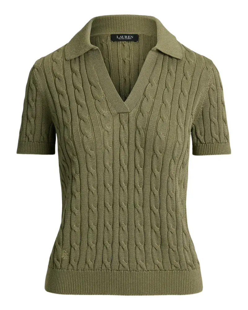 Ralph Lauren Pullover mit Zopfmuster - Grün Grün