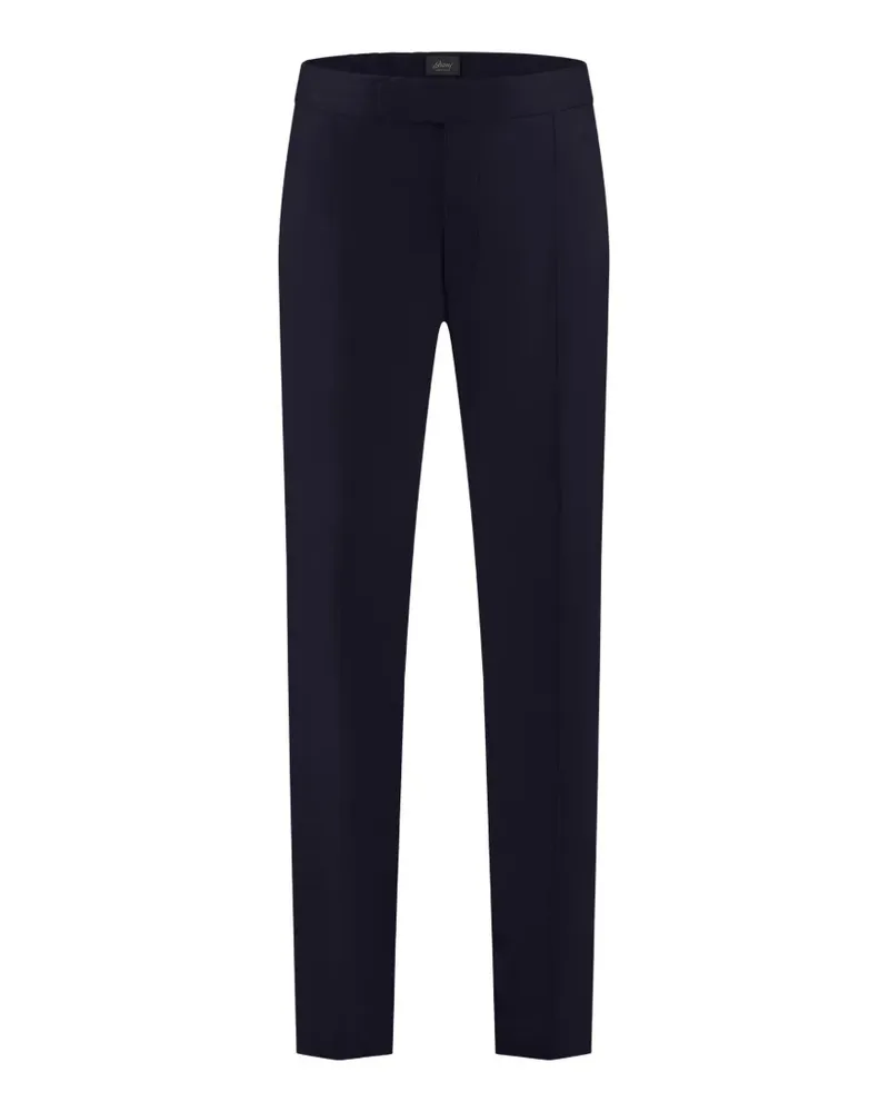 Brioni Melbourne straight-leg tailored trousers - Blau Blau