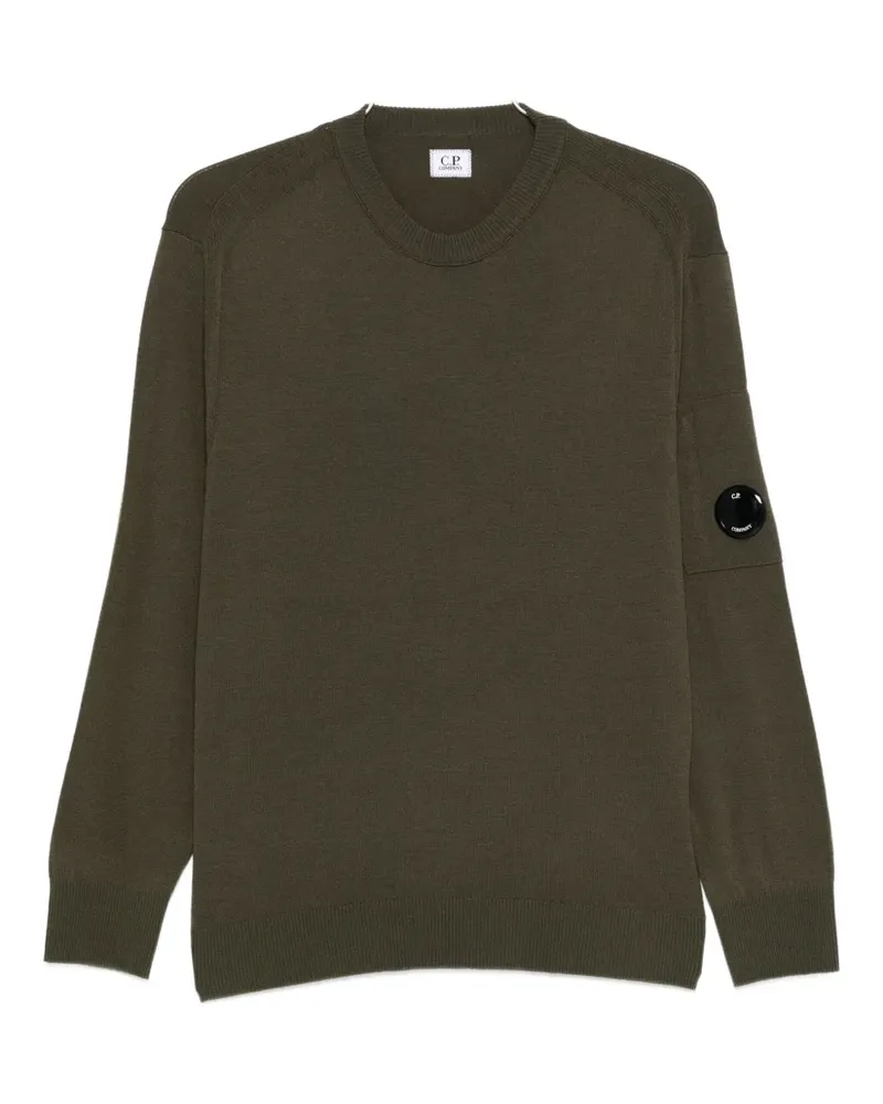 C.P. Company Pullover mit Linsen-Detail - Grün Grün