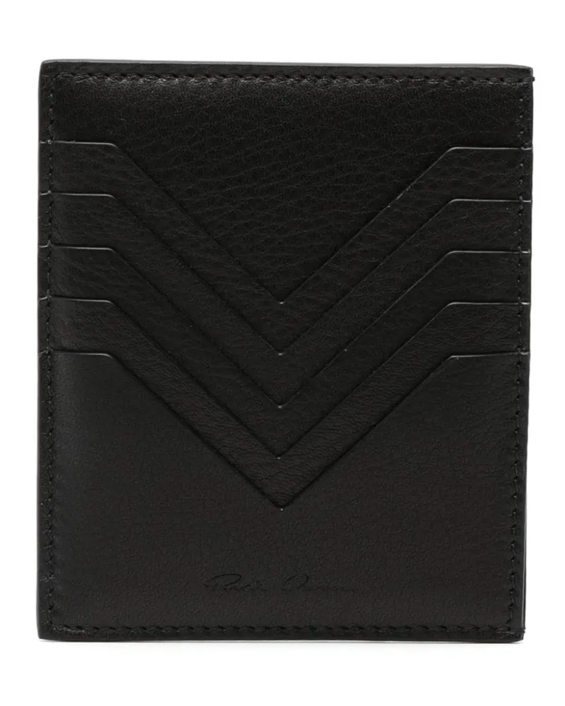 Rick Owens Kartenetui mit Logo-Prägung - Schwarz Schwarz