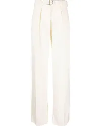 Jil Sander Wide-Leg-Hose Nude