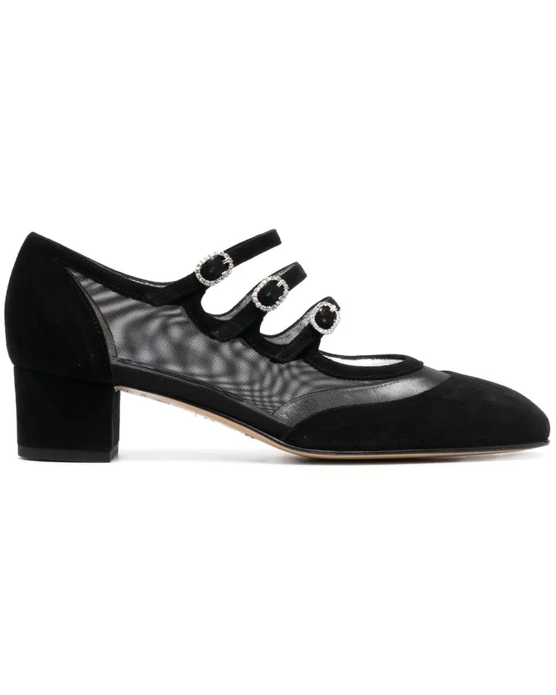 Carel Pumps aus Wildleder - Schwarz Schwarz
