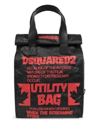 Dsquared2 Shopper mit Slogan-Print Schwarz