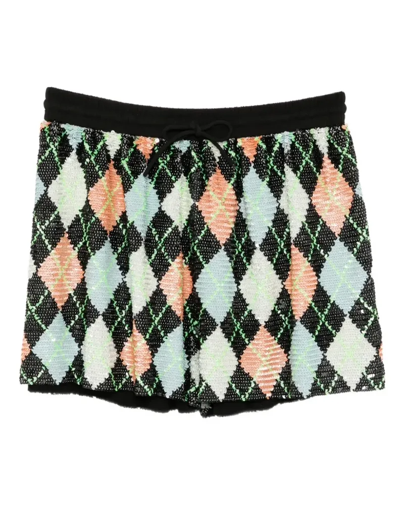 ASHISH sequin-embellished shorts - Schwarz Schwarz