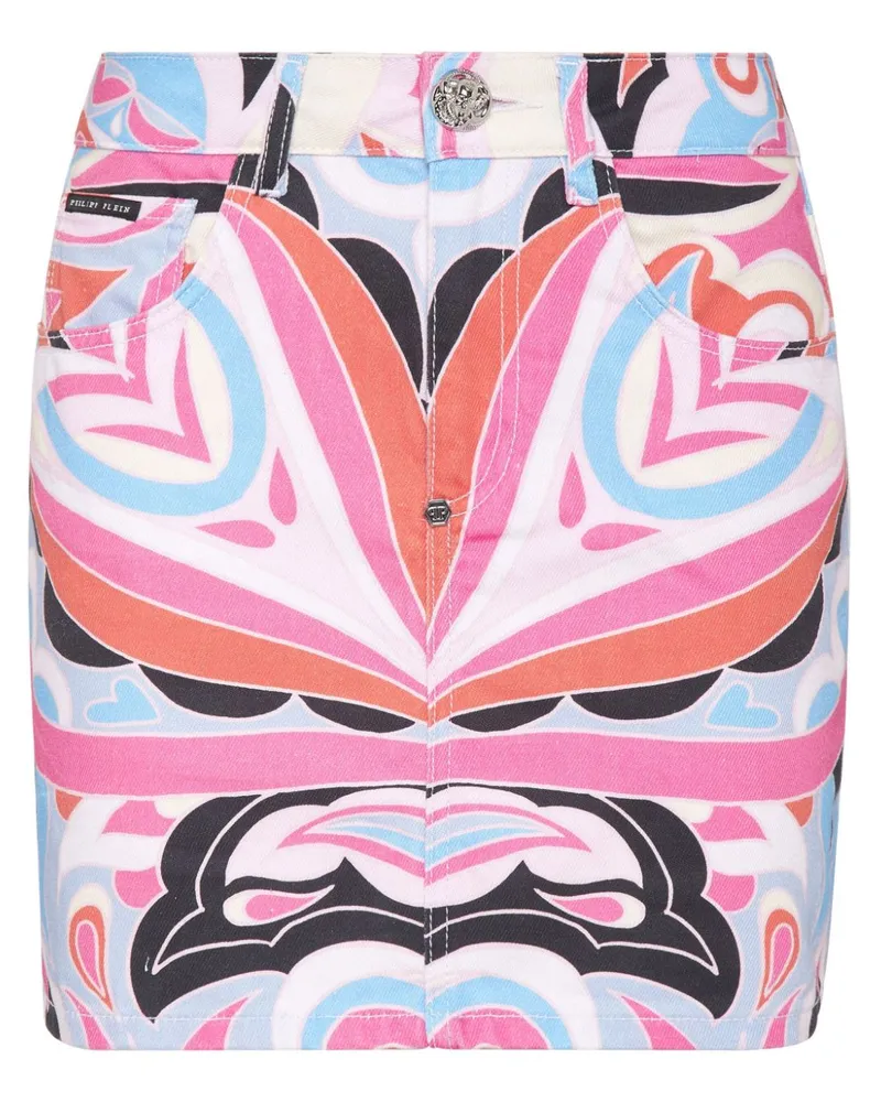 Philipp Plein Minirock mit Print - Weiß Weiß