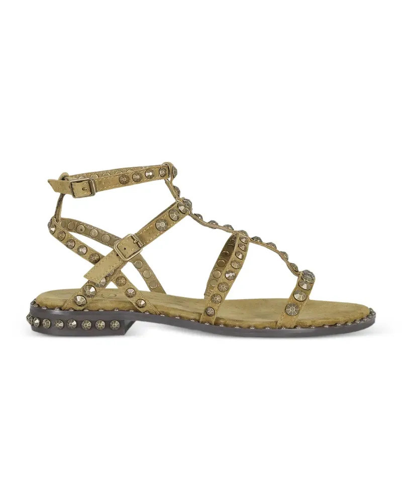 ash Precious stud-embellished sandals - Nude Nude