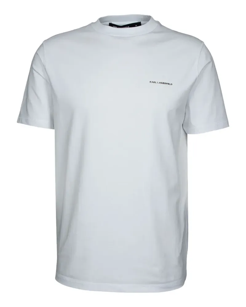 Karl Lagerfeld T-Shirt mit Logo-Print - Weiß Weiß