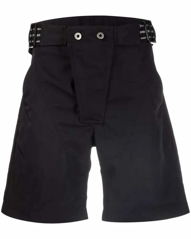 QASIMI Tahriir Motor Bermudas - Schwarz Schwarz