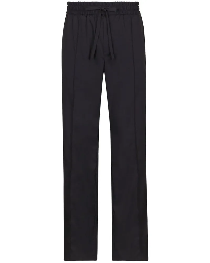 Dolce & Gabbana Weite Hose mit Kordelzug - Blau Blau