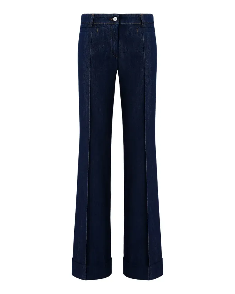 Missoni Jeans mit ausgestelltem Bein - Blau Blau