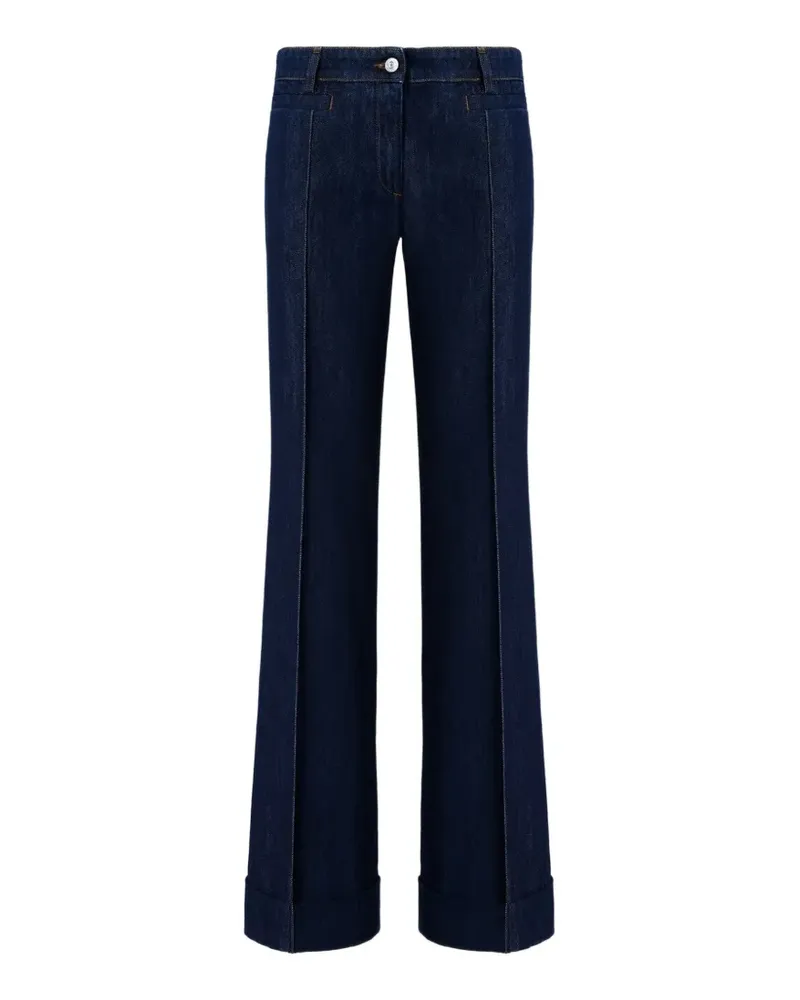 Missoni Jeans mit ausgestelltem Bein - Blau Blau