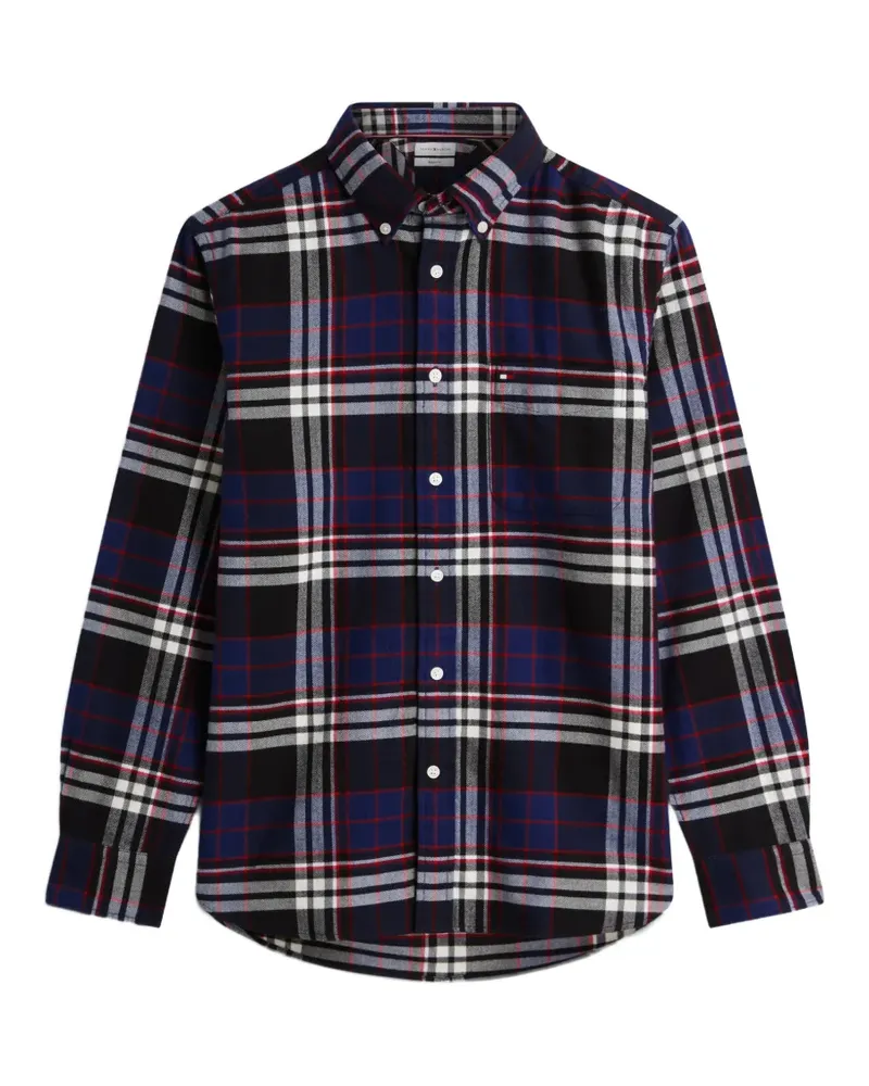 Tommy Hilfiger Kariertes Hemd - Blau Blau